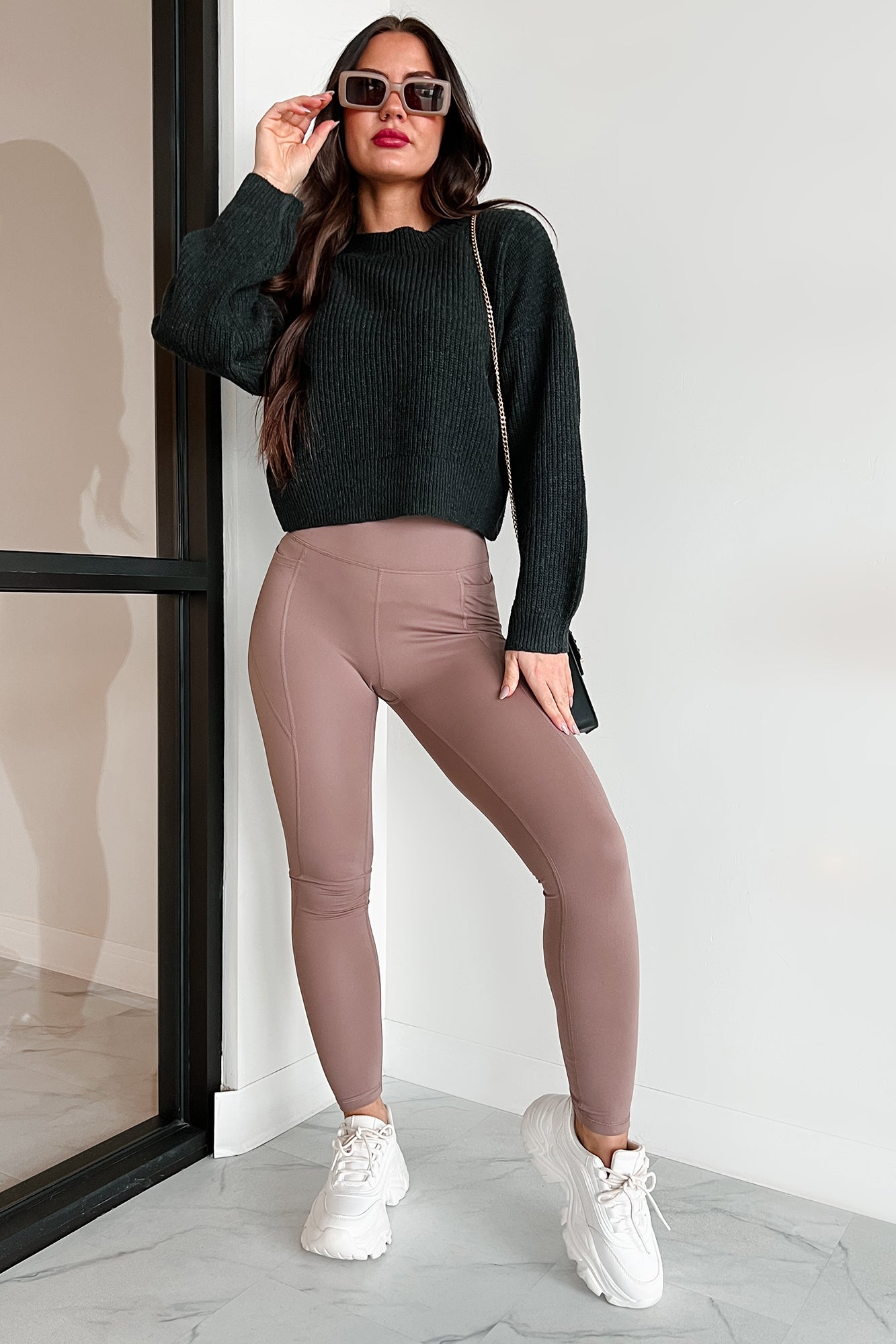 Harvey Open Back Sweater (Charcoal)