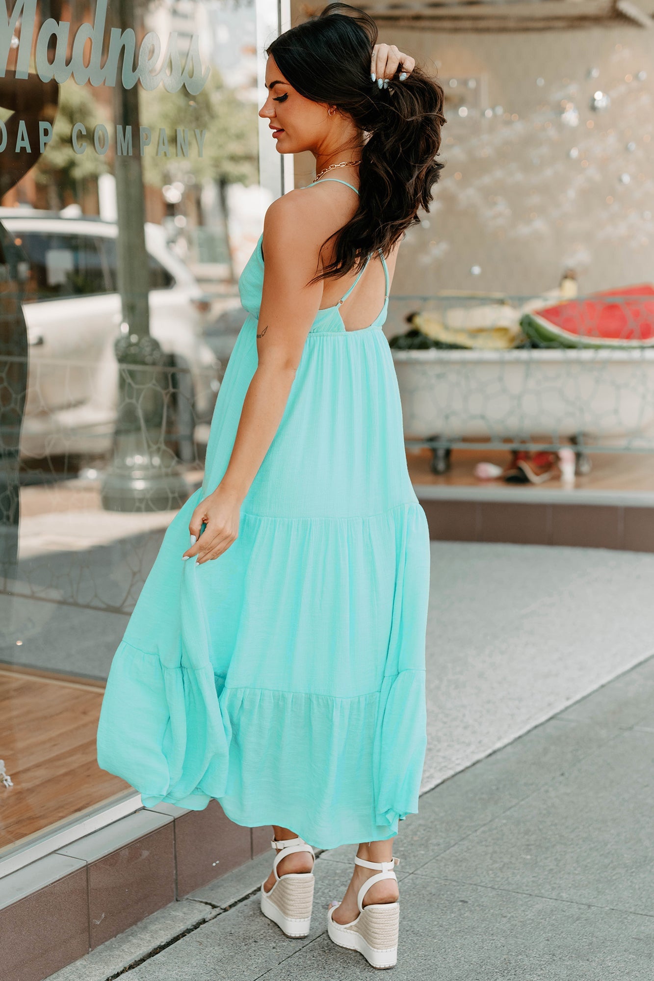 Just A Feeling Sleeveless Maxi Dress (Jade)
