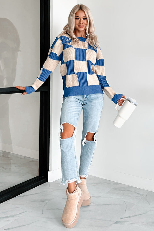 Alaina High Rise Distressed Boyfriend Jeans (Light Denim)