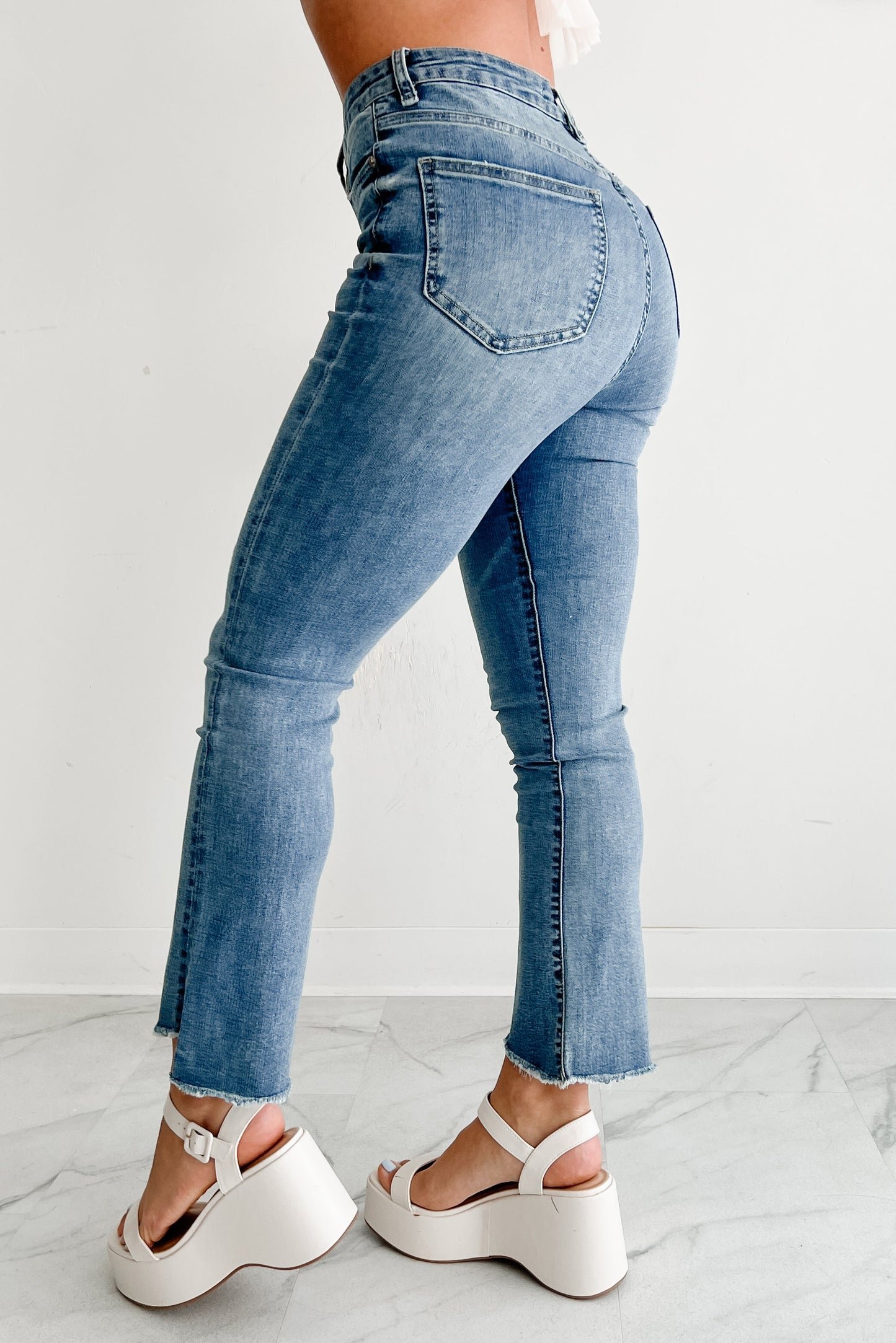 Benedict Bootcut Mica Denim Jeans (Medium)