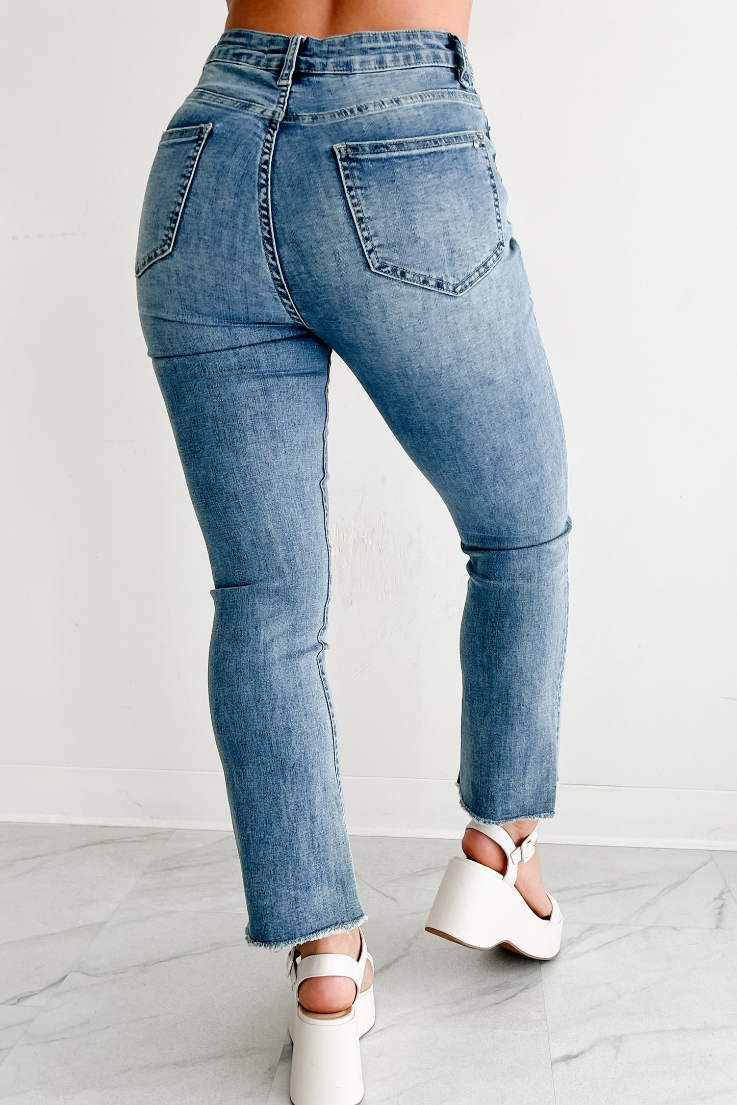 Benedict Bootcut Mica Denim Jeans (Medium)
