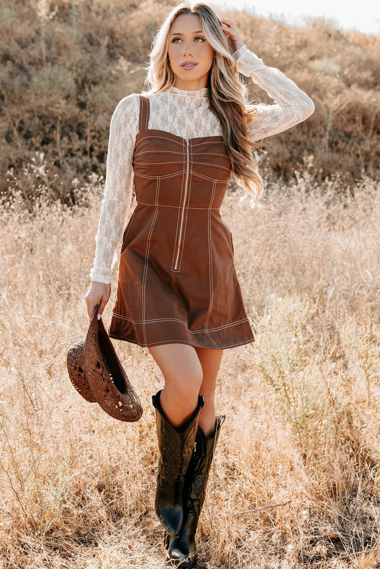 Gentle Spark Floral Lace Long Sleeve (Cream)