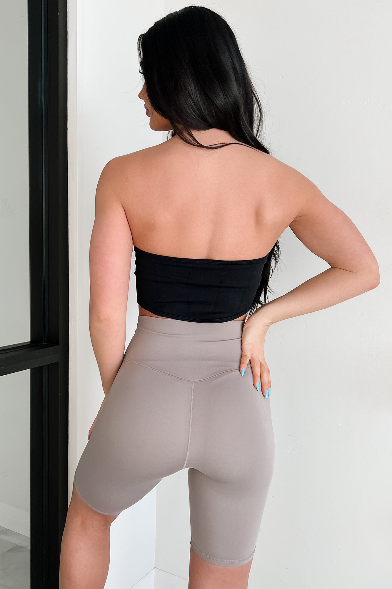 Highlight Of The Night Seamless Padded Bandeau Top (Black)
