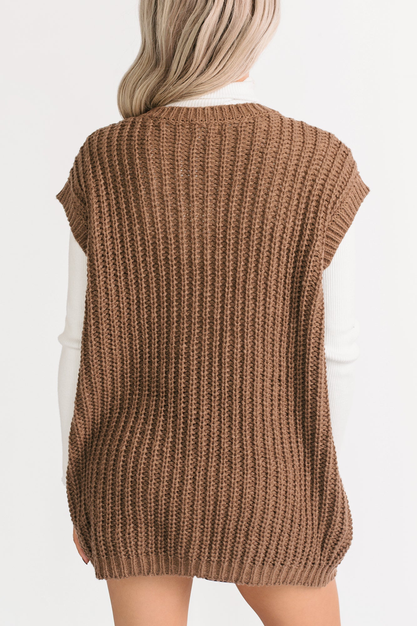 Cozy Carry Short Sleeve Cardigan (Brown)