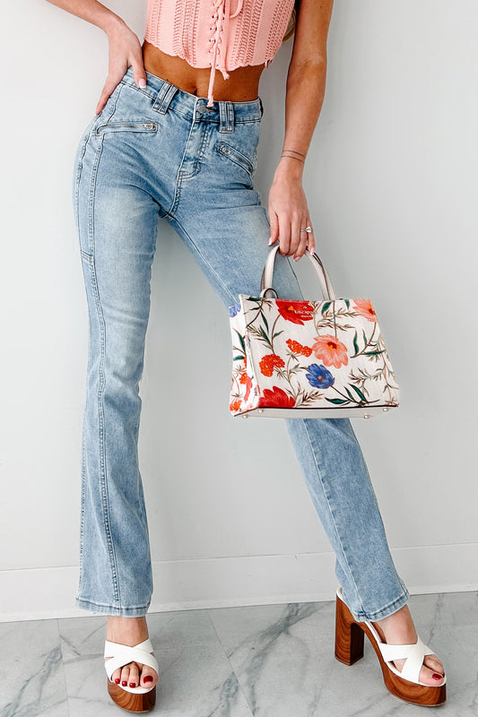 Morley High Rise Almost Famous Bootcut Jeans (Light)