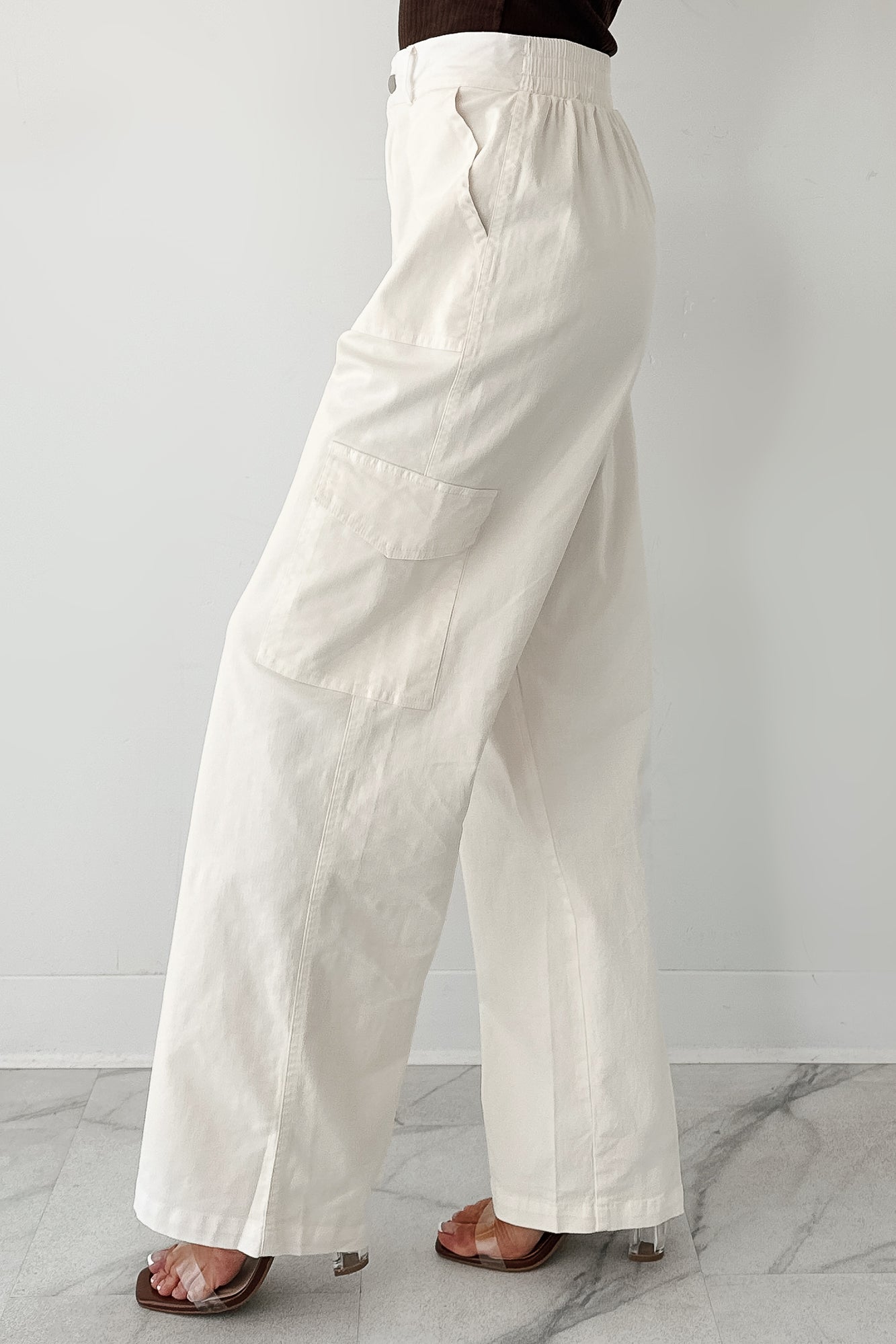 Cool People Only Cargo Pants (Off White)