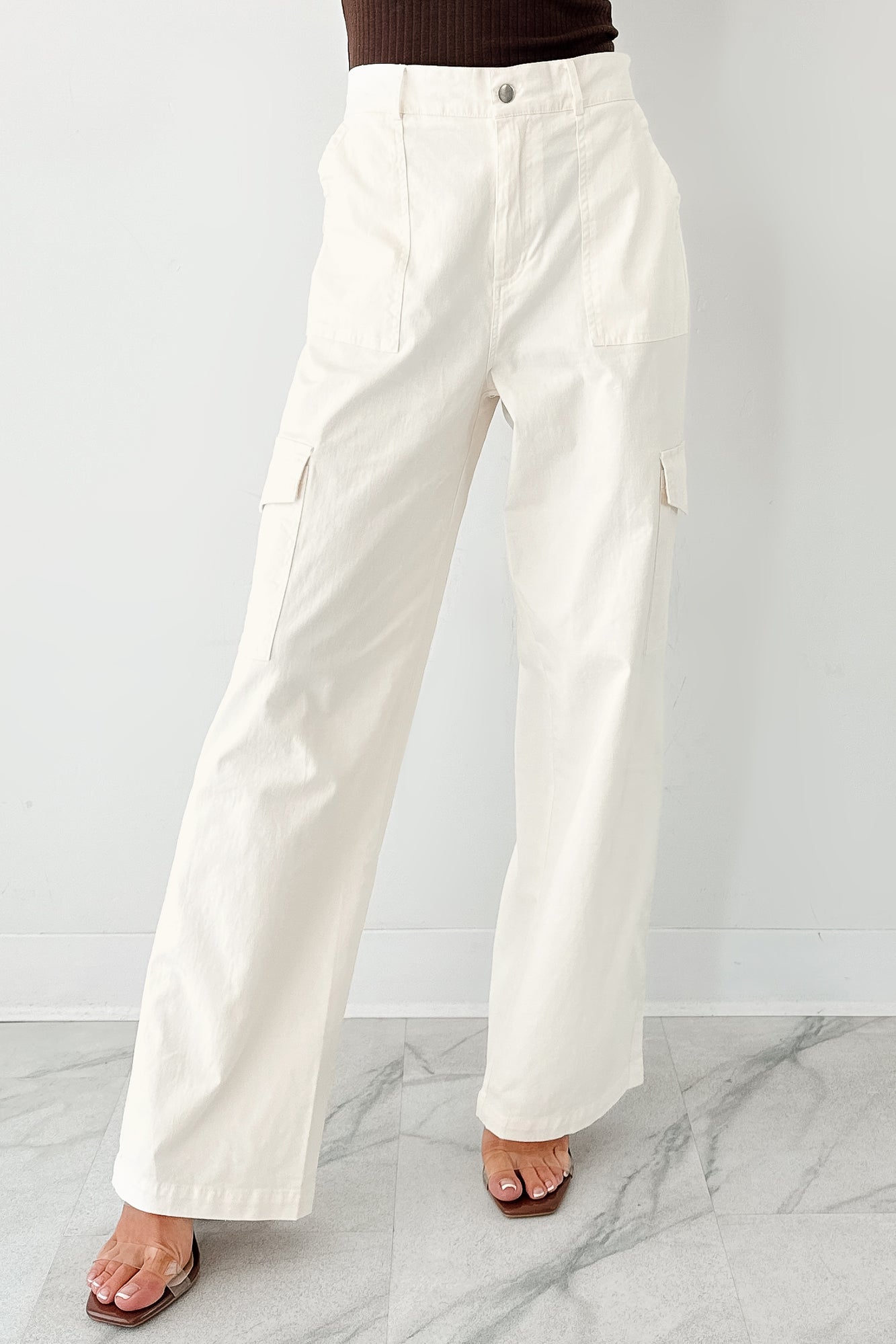 Cool People Only Cargo Pants (Off White)