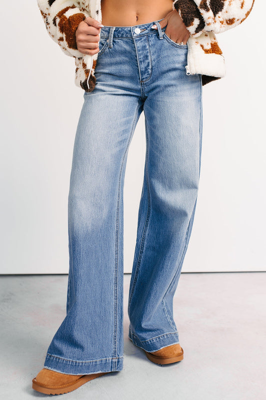 Ramon Wide Leg Jemina Denim Jeans (Medium)
